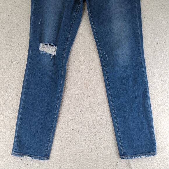Paige Jimmy Jimmy Skinny Jeans Women's Size 28 Distressed Stretch - Picture 4 of 8